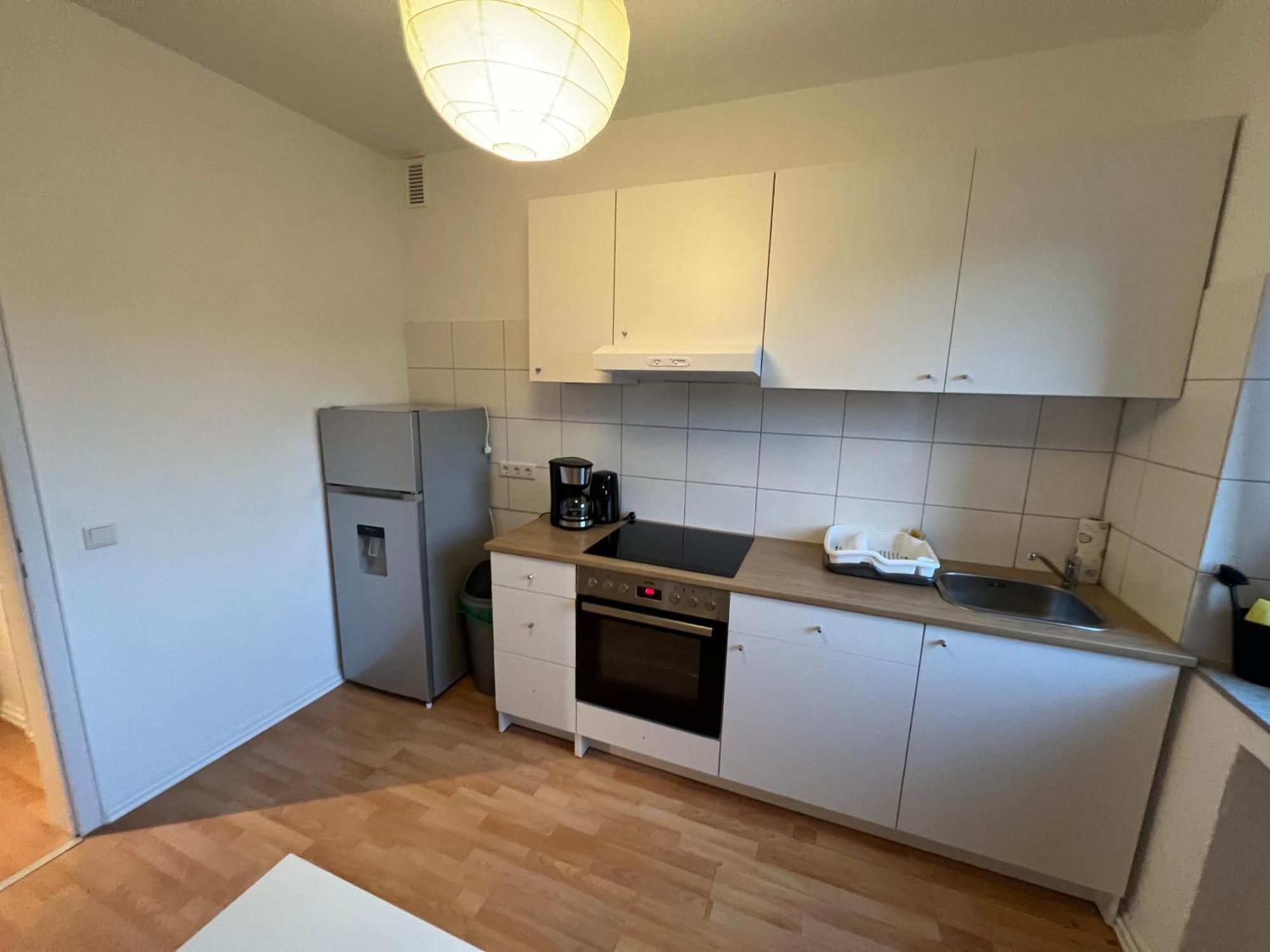 Emas4 Wohnung Mit 2 Einzelbetten, Kueche 크레펠트 외부 사진